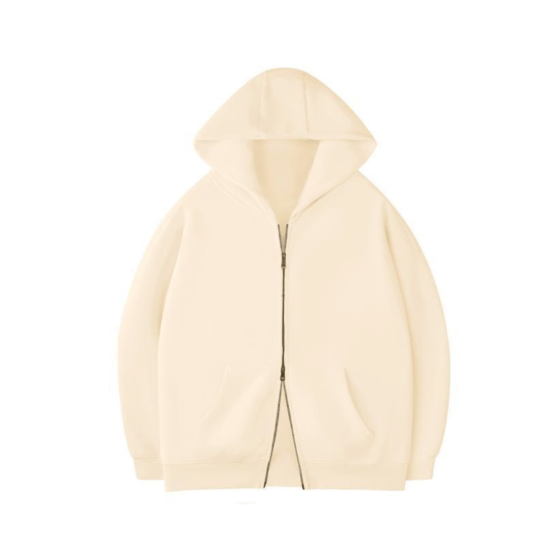 Homely Heavyweight Zipper Hoodie