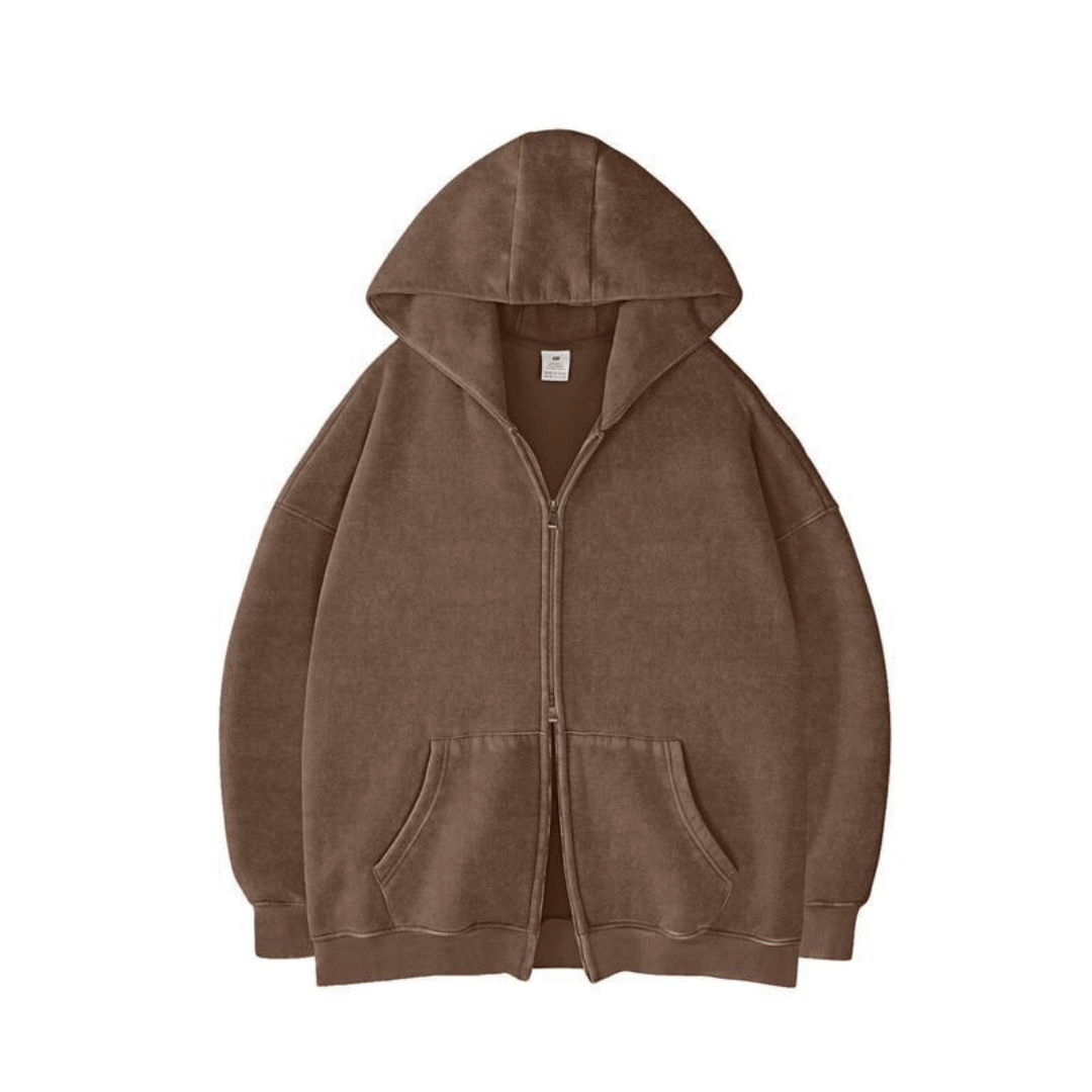Homely Heavyweight Zipper Hoodie
