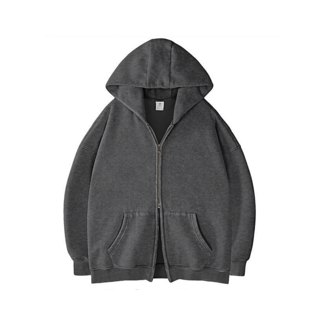 Homely Heavyweight Zipper Hoodie