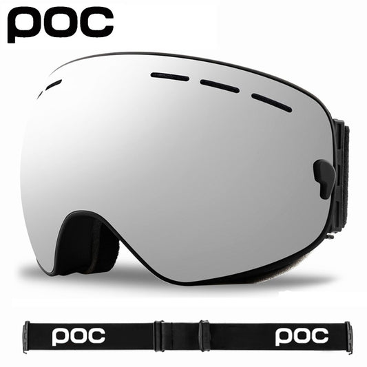 Double Layer Anti Fog Ski Goggles with Comma Coating