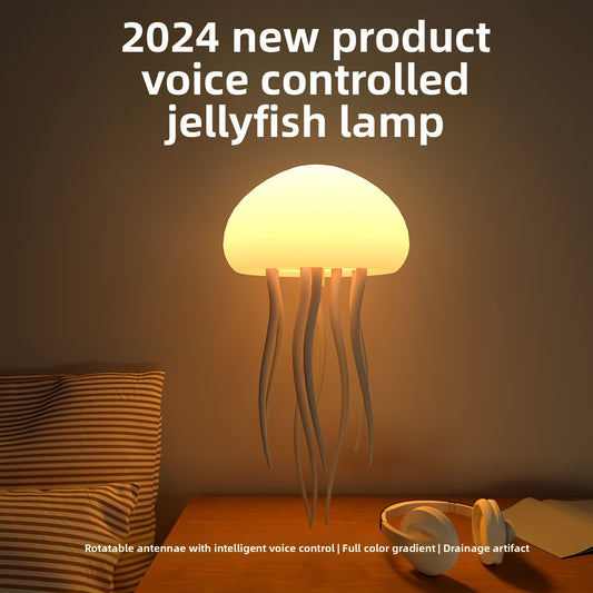 LED Jelly Fish Bluetooth Calming Lamp
